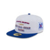 Atlanta Braves Derby Stripe A-Frame Fitted Cap in White