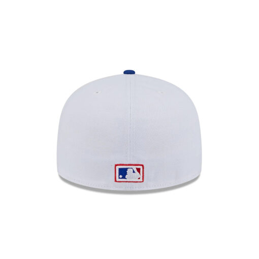 Atlanta Braves Derby Stripe A-Frame Fitted Cap in White
