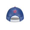 Atlanta Braves Derby Stripe M-Crown A-Frame Snapback in White/Red