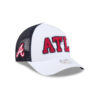 Atlanta Braves Felt Logo Women’s M-Crown Snapback in Optic White