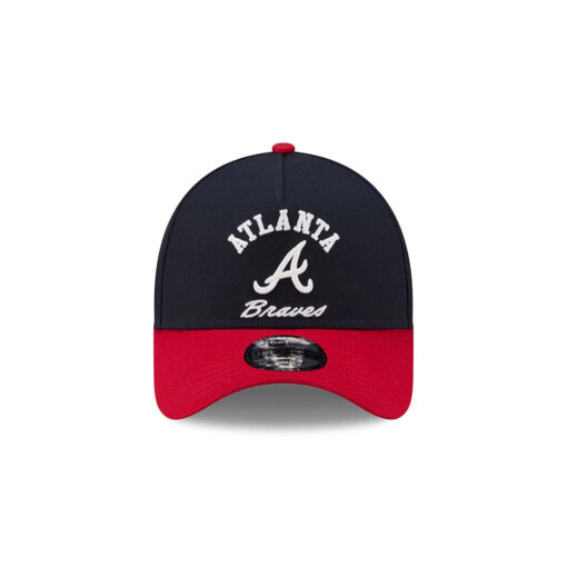 Atlanta Braves Heritage Arch A-Frame Snapback in Black Red