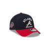 Atlanta Braves Heritage Arch A-Frame Snapback in Black Red