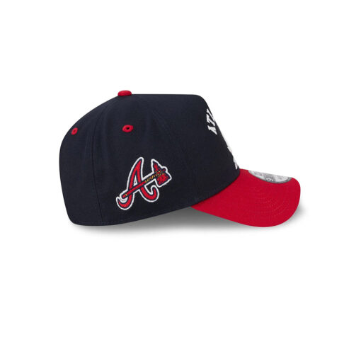 Atlanta Braves Heritage Arch A-Frame Snapback in Black Red