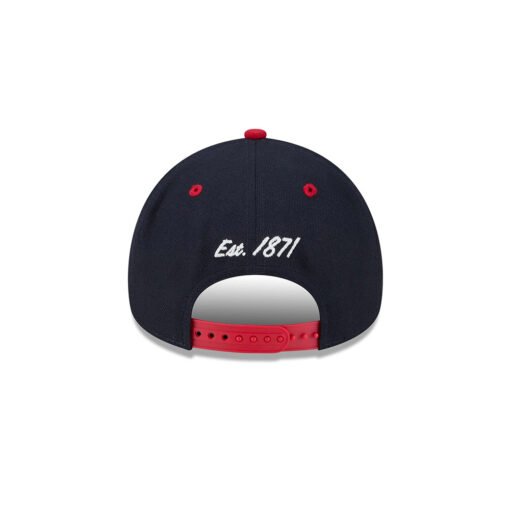 Atlanta Braves Heritage Arch A-Frame Snapback in Black Red