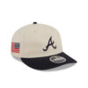 Atlanta Braves Herringbone Adjustable Cap in White