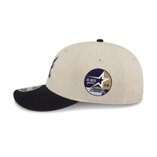 Atlanta Braves Herringbone Adjustable Cap in White