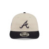 Atlanta Braves Herringbone Adjustable Cap in White
