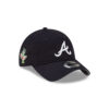 Atlanta Braves Hidden Pigeon Adjustable Cap in Black