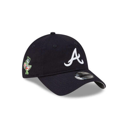 Atlanta Braves Hidden Pigeon Adjustable Cap in Black