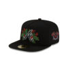 Atlanta Braves Holly A-Frame Fitted Cap in Black