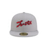 Atlanta Braves Japanese Script Fitted Cap in Gray