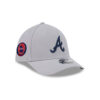 Atlanta Braves M-Crown Stretch-Snap in Gray