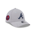 Atlanta Braves M-Crown Stretch-Snap in Gray