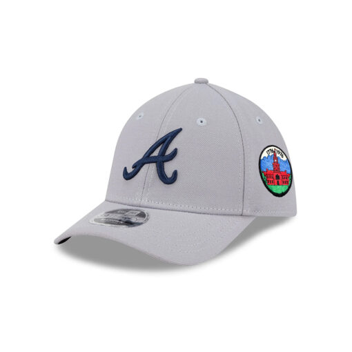 Atlanta Braves M-Crown Stretch-Snap in Gray