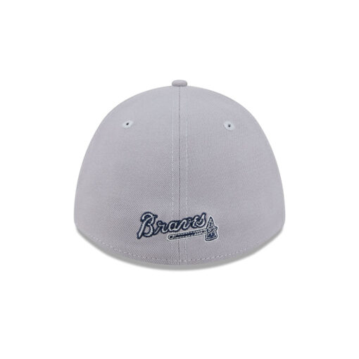 Atlanta Braves M-Crown Stretch-Snap in Gray
