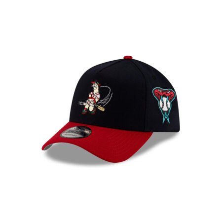 Atlanta Braves Mascot A-Frame Snapback in Navy