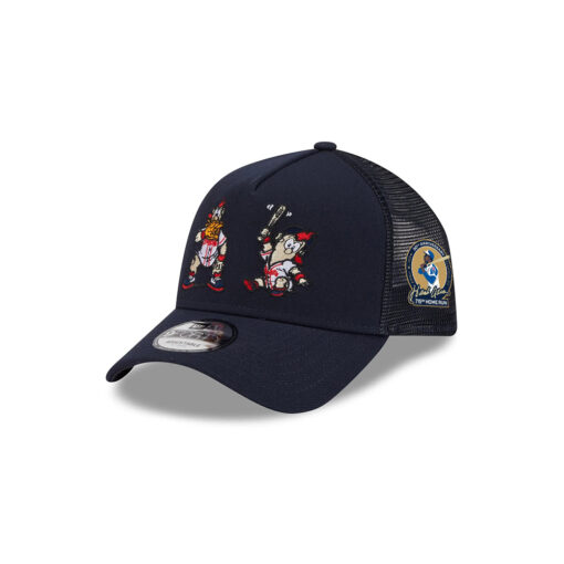 Atlanta Braves Mascot Duo A-Frame Snapback in Black