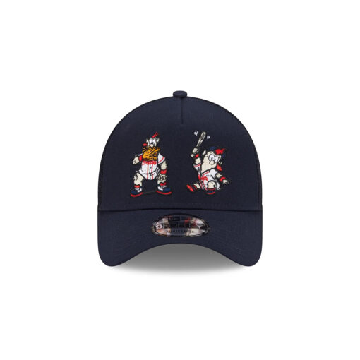 Atlanta Braves Mascot Duo A-Frame Snapback in Black