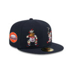 Atlanta Braves Mascot Duo Fitted Cap in Black