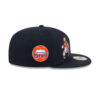 Atlanta Braves Mascot Duo Fitted Cap in Black
