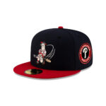 Atlanta Braves Mascot Fitted Cap in Navy