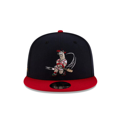 Atlanta Braves Mascot Snapback in Navy