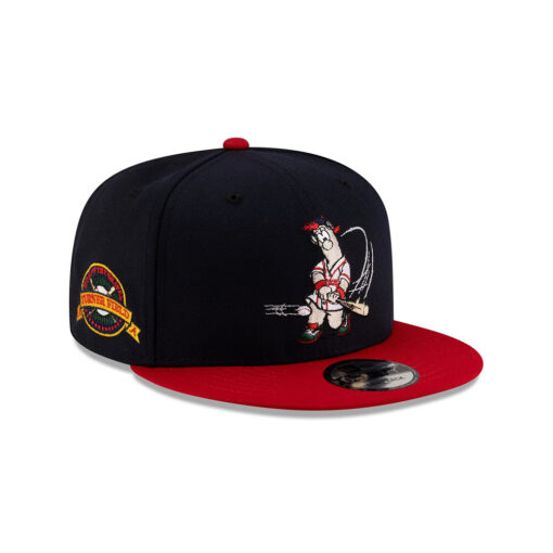 Atlanta Braves Mascot Snapback in Navy