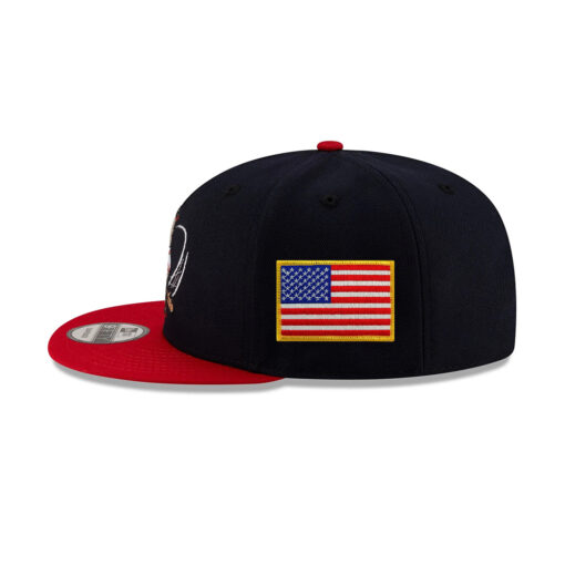 Atlanta Braves Mascot Snapback in Navy