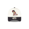 Atlanta Braves Mini Mascot A-Frame Snapback in White/Black