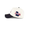 Atlanta Braves Mini Mascot A-Frame Snapback in White/Black