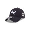 Atlanta Braves No. 42 Tribute Adjustable Cap in Black