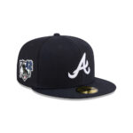 Atlanta Braves No. 42 Tribute Fitted Cap in Black