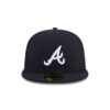 Atlanta Braves No. 42 Tribute Fitted Cap in Black