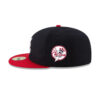Atlanta Braves Number 13 Side Patch Fitted Cap in Black/Red