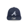 Atlanta Braves Nylon Crown A-Frame Snapback in Black