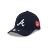 Atlanta Braves Performance M-Crown Stretch-Snap in Black