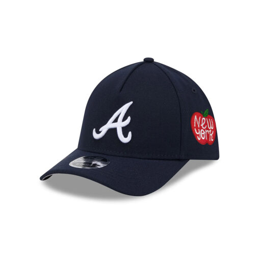 Atlanta Braves Performance M-Crown Stretch-Snap in Black