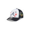 Atlanta Braves Play Mark M-Crown Snapback in White