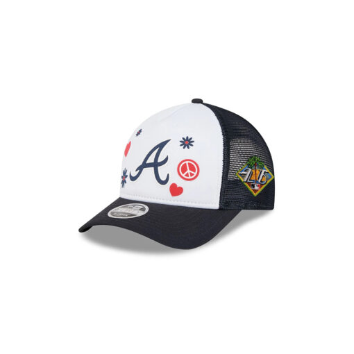 Atlanta Braves Play Mark M-Crown Snapback in White