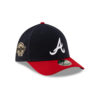 Atlanta Braves Player Mark M-Crown Stretch-Snap in Black Red