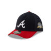 Atlanta Braves Player Mark M-Crown Stretch-Snap in Black Red