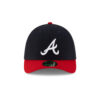 Atlanta Braves Player Mark M-Crown Stretch-Snap in Black Red