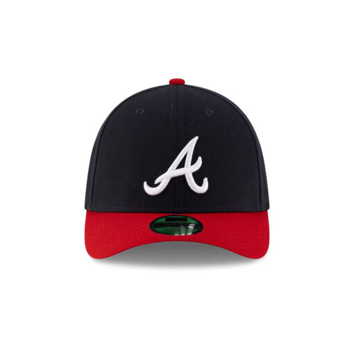 Atlanta Braves Player Mark M-Crown Stretch-Snap in Black Red