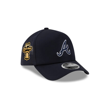 Atlanta Braves Practice Mesh Snapback in Black