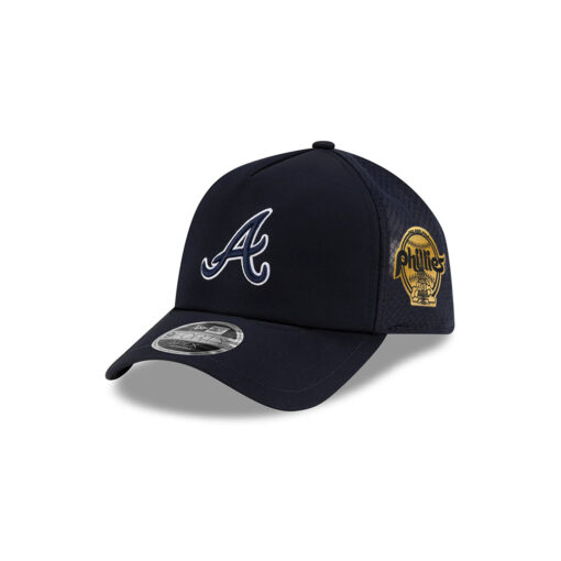 Atlanta Braves Practice Mesh Snapback in Black