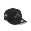Atlanta Braves Pre-Curve Fitted Cap in Black