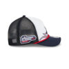 Atlanta Braves Racing Stripe M-Crown Trucker Cap in White