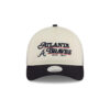 Atlanta Braves Retro Chrome Women’s M-Crown Snapback in White