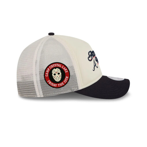 Atlanta Braves Retro Chrome Women’s M-Crown Snapback in White