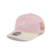 Atlanta Braves Retro Crown Snapback in Light Pink